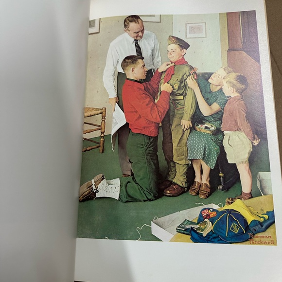 NORMAN ROCKWELL Favorites Large Oversized softcover coffee table book - Picture 3 of 10